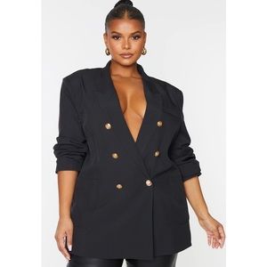 Womens (Mens ) oversized boyfriend blazer by Perry Ellis a XL